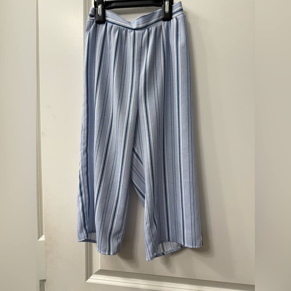 2 Hip Girls Dressy Blue Striped Pants Size 7